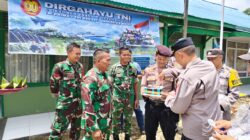 TNI-Polri di Labuan Amas Utara Tunjukkan Kekompakan di HUT ke-80 TNI