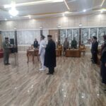 Serka Mudiono Hadiri Pelantikan Pejabat Antar Waktu Kepala Desa Manduin Kecamatan Muara Harus