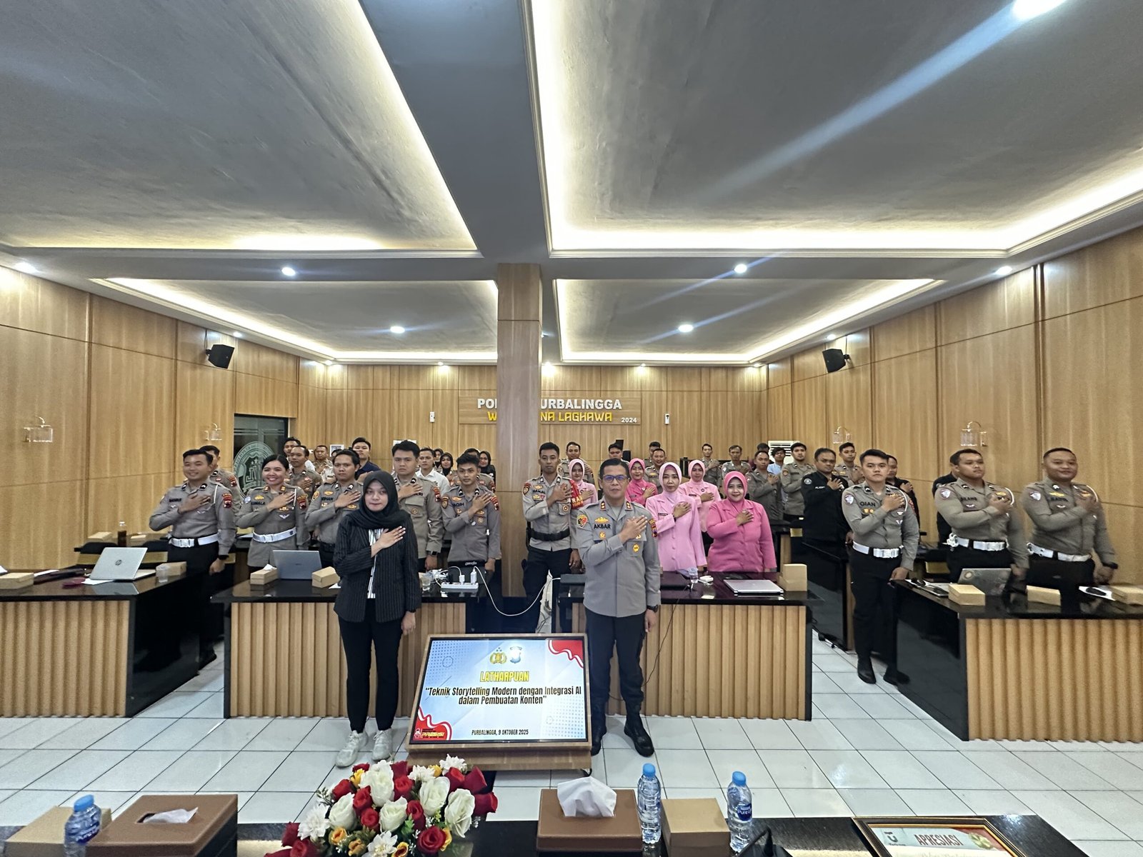 Polres Purbalingga Gelar Pelatihan Storytelling Modern Berbasis AI Polres Purbalingga Gelar Pelatihan Storytelling Modern Berbasis AI