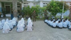 Latihan PBB di HATI Rangkang Jadi Wadah Pembinaan Karakter Pelajar oleh Babinsa Kraksaan