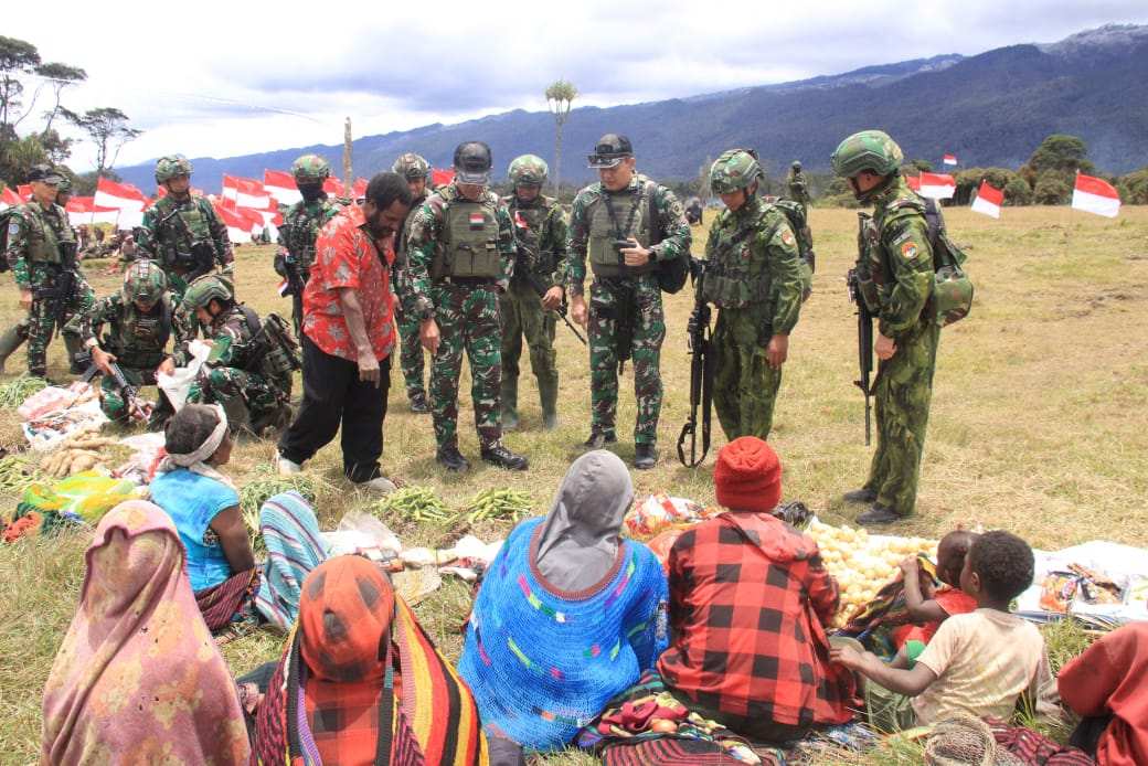 Wujud Kepedulian, Pangkogabwilhan III Kunjungi Prajurit di Garis Depan