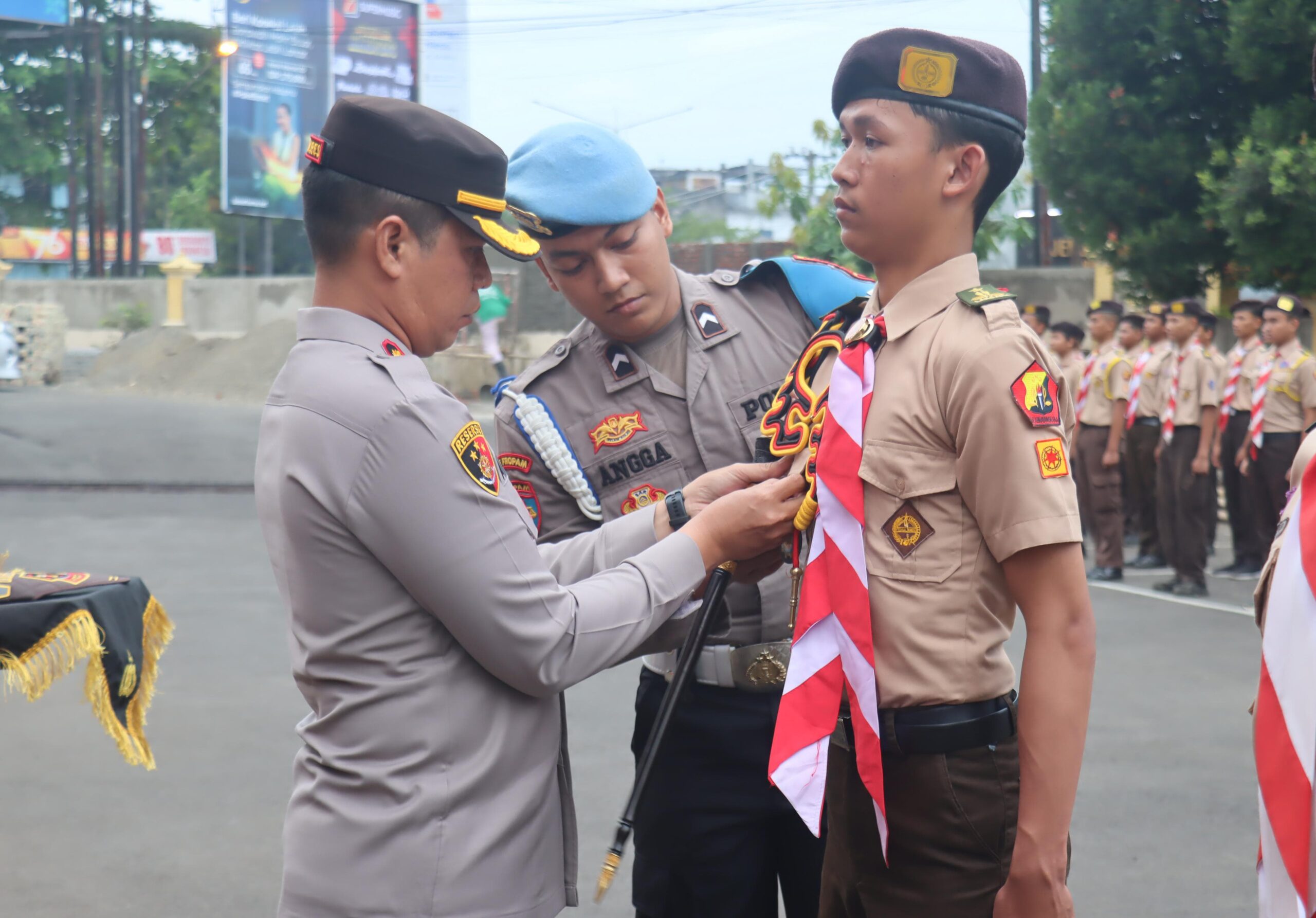 Kapolres Purbalingga Pimpin Sertijab Ketua Saka Bhayangkara