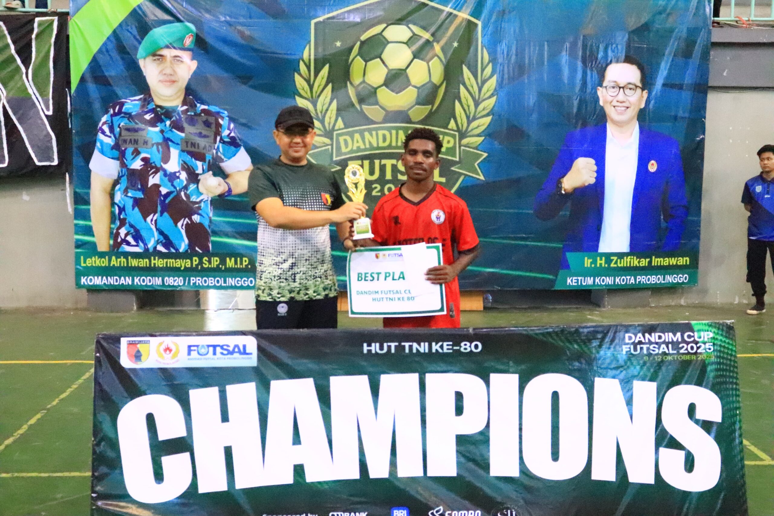 Dandim Cup 2025 Resmi Ditutup, Letkol Arh Iwan Hermaya: “Probolinggo Kompak Cetak Atlet Nasional”