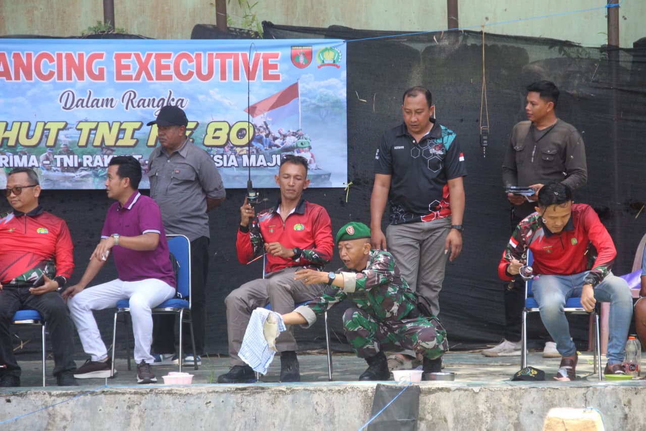 Kodim 1008/Tabalong Gelar Mancing Executive Meriahkan HUT TNI ke-80
