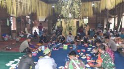 Dandim 1002/HST Hadiri Aruh Adat Bawanang di Balai Adat Kiyu, Hulu Sungai Tengah