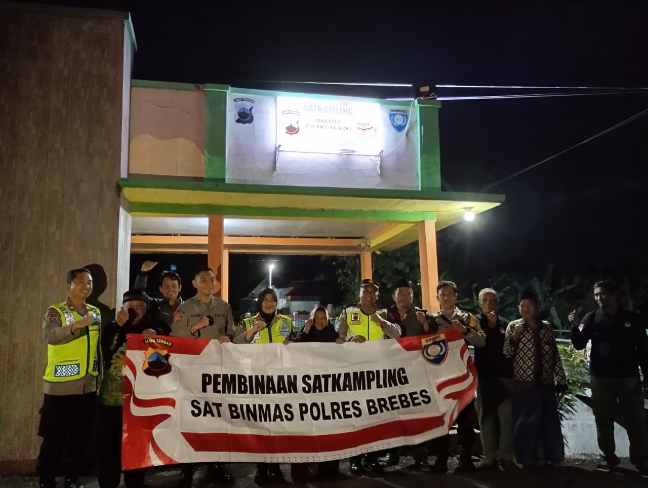 Jaga Kamtibmas Kondusif, Kasat Binmas Ajak Warga Jatibarang Aktif Ronda