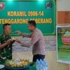 Polsek Tenggarong Seberang Sinergi Tanpa Batas, Beri Kejutan HUT TNI ke-80 di Koramil 0906-14/Tgrs