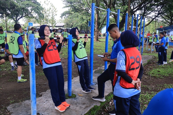 Jelang UKP Personel Lanud Sultan Hasanuddin Laksanakan Tes Samapta Jelang UKP Personel Lanud Sultan Hasanuddin Laksanakan Tes Samapta