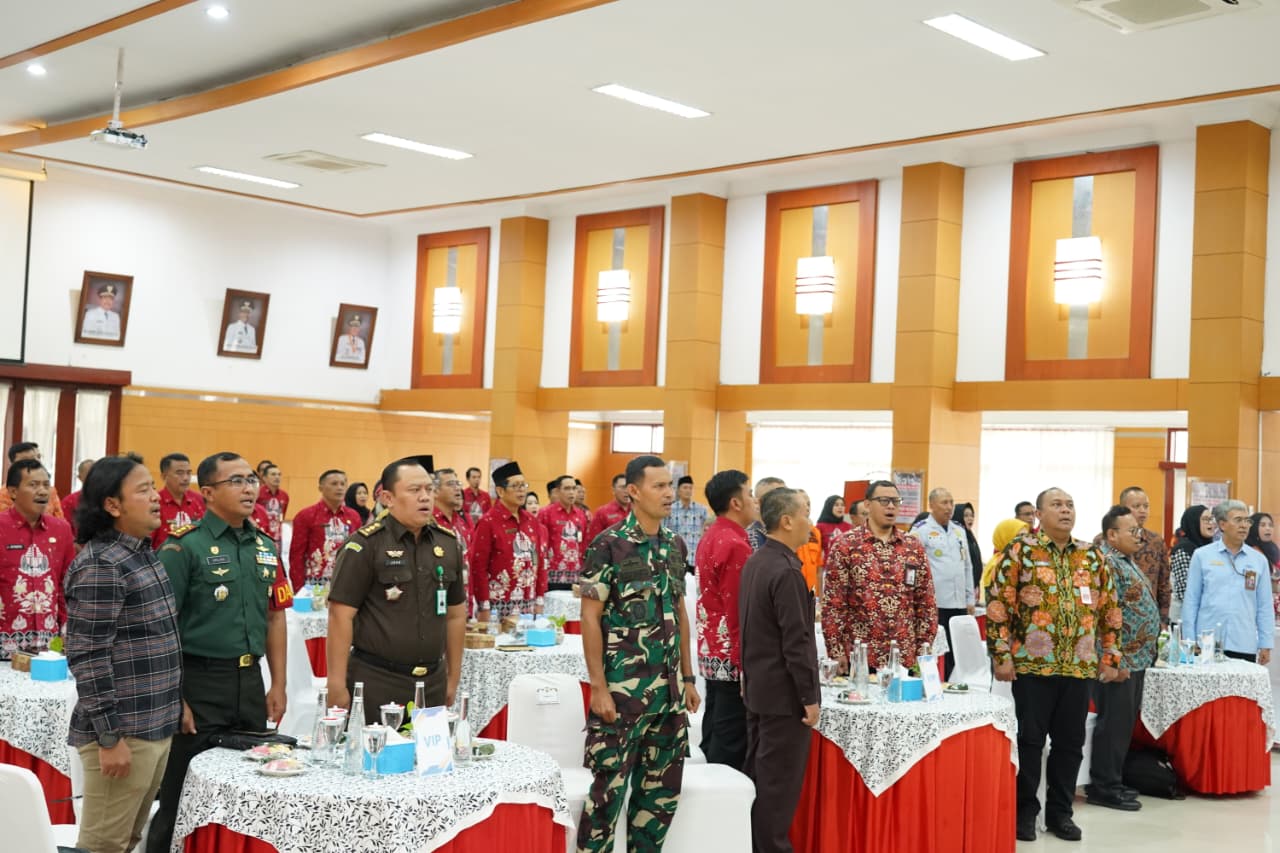 Dandim 0808/Blitar Hadiri Program Percontohan Kabupaten/Kota Anti Korupsi 2025