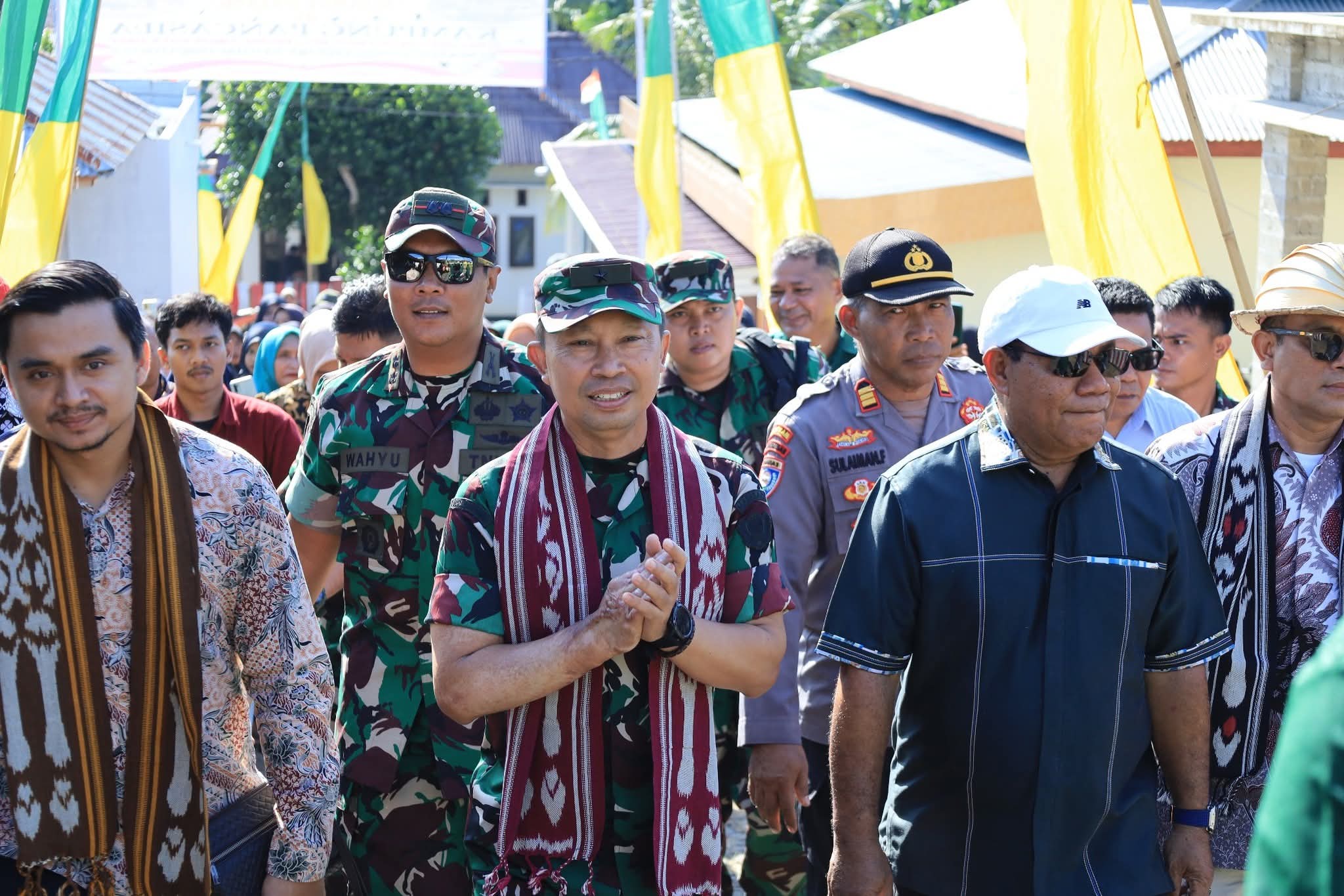 Dandim 1505/Tidore Sambut Tim Penilai Kampung Pancasila di Kota Tidore Kepulauan