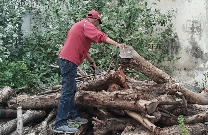 Kayu Proyek Revitalisasi Alun-alun Probolinggo Kota Diduga Raib, GMPP Probolinggo Laporkan ke Polisi