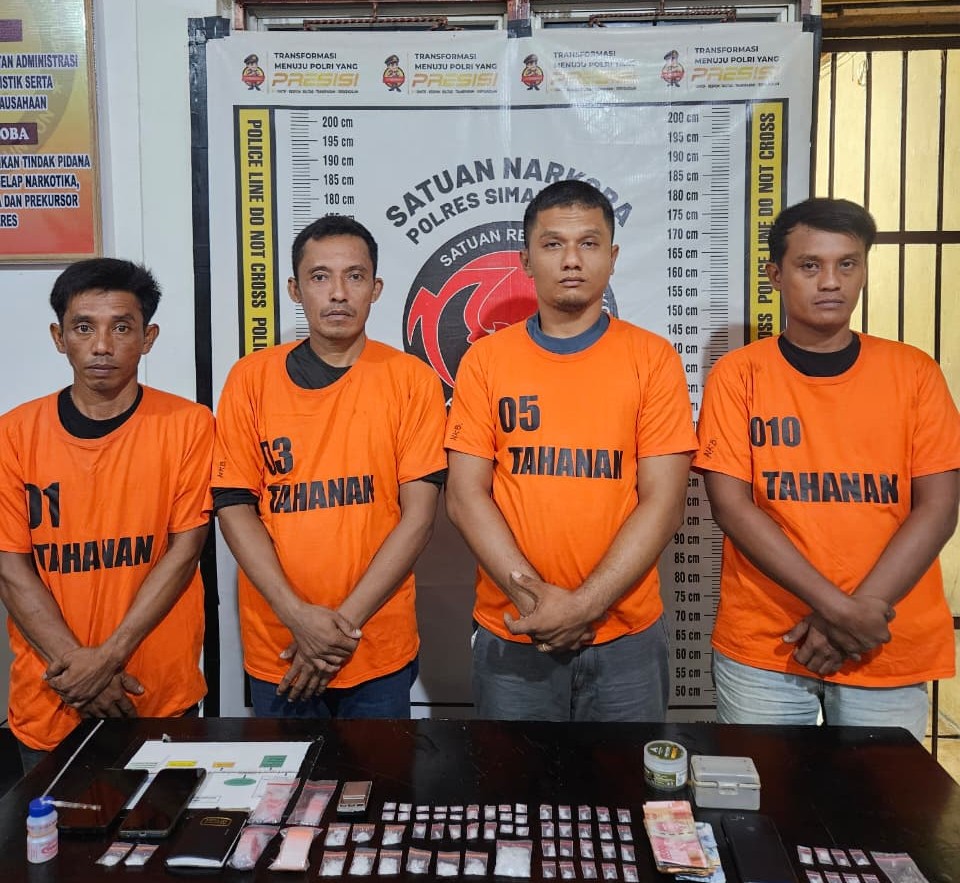Tanpa Rasa Penyesalan! Sat Narkoba Polres Simalungun Bungkus Bandar Sabu 37,29 Gram, Pedomani Asta Cita Presiden Prabowo