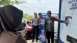 Satlantas Polres Nganjuk Lewat Program “Polantas Menyapa” Beri Edukasi Langkah Mudah Ujian Praktik SIM di Satpas