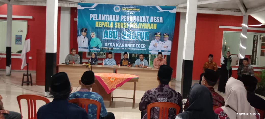 Resmi Dilantik, Abd. Ghofur Diminta Camat Pajarakan Siap Layani Warga 24 Jam