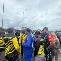 Dukung Pelestarian Budaya Bangsa, Dandim 1710/Mimika Hadiri Pembukaan Lomba Dayung dan Pentas Seni Budaya