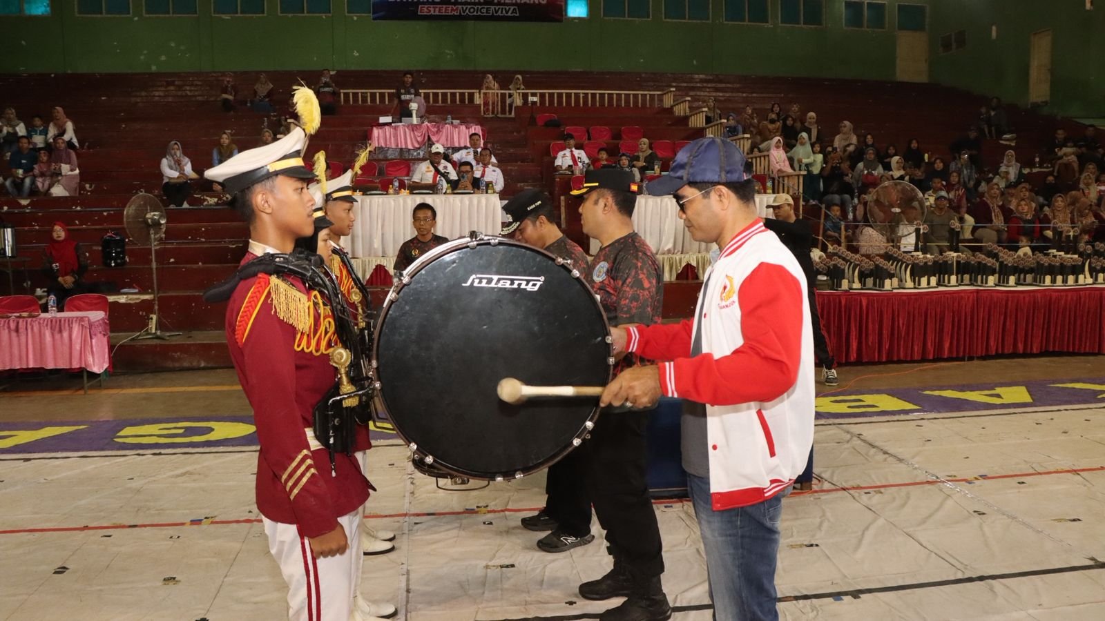 Kejurkab Drumband 2025 Resmi Dibuka, PDBI Nganjuk Gandeng Polres Nganjuk Hadirkan Ajang Prestasi Pelajar