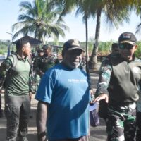 Dandim 1710/Mimika Tinjau Kondisi Wilayah dan Gelar Komsos di Kampung Kekwa