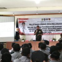 Penguatan Peran Satlinmas Jadi Fokus Pelatihan Bersama Dandim 1002/HST