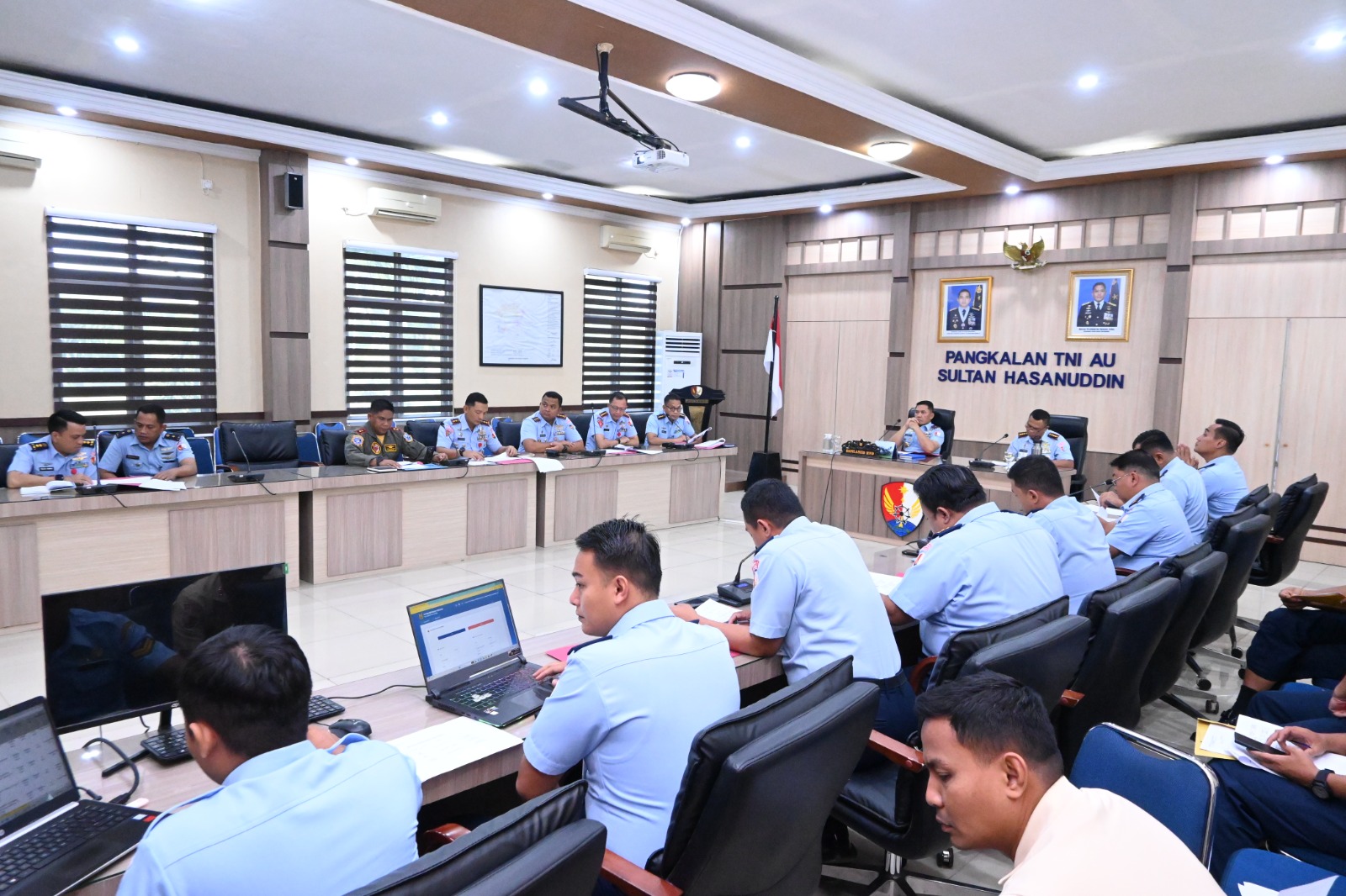 Danlanud Sultan Hasanuddin Pimpin Rakor UKP Dan TOA/TOD Periode April 2026