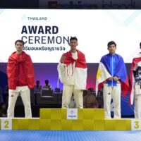 Atlet Taekwondo Indonesia Arya Danu Susilo Tambah 1 Medali Emas SEA Games 2025 di Thailand