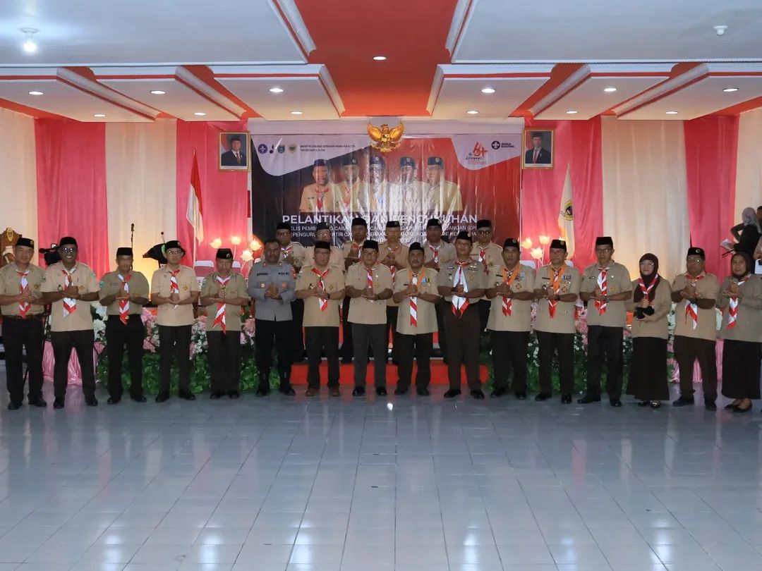 Dandim 1505/Tidore Hadiri Pengukuhan Majelis Pembimbing dan Pengurus Kwarcab Pramuka