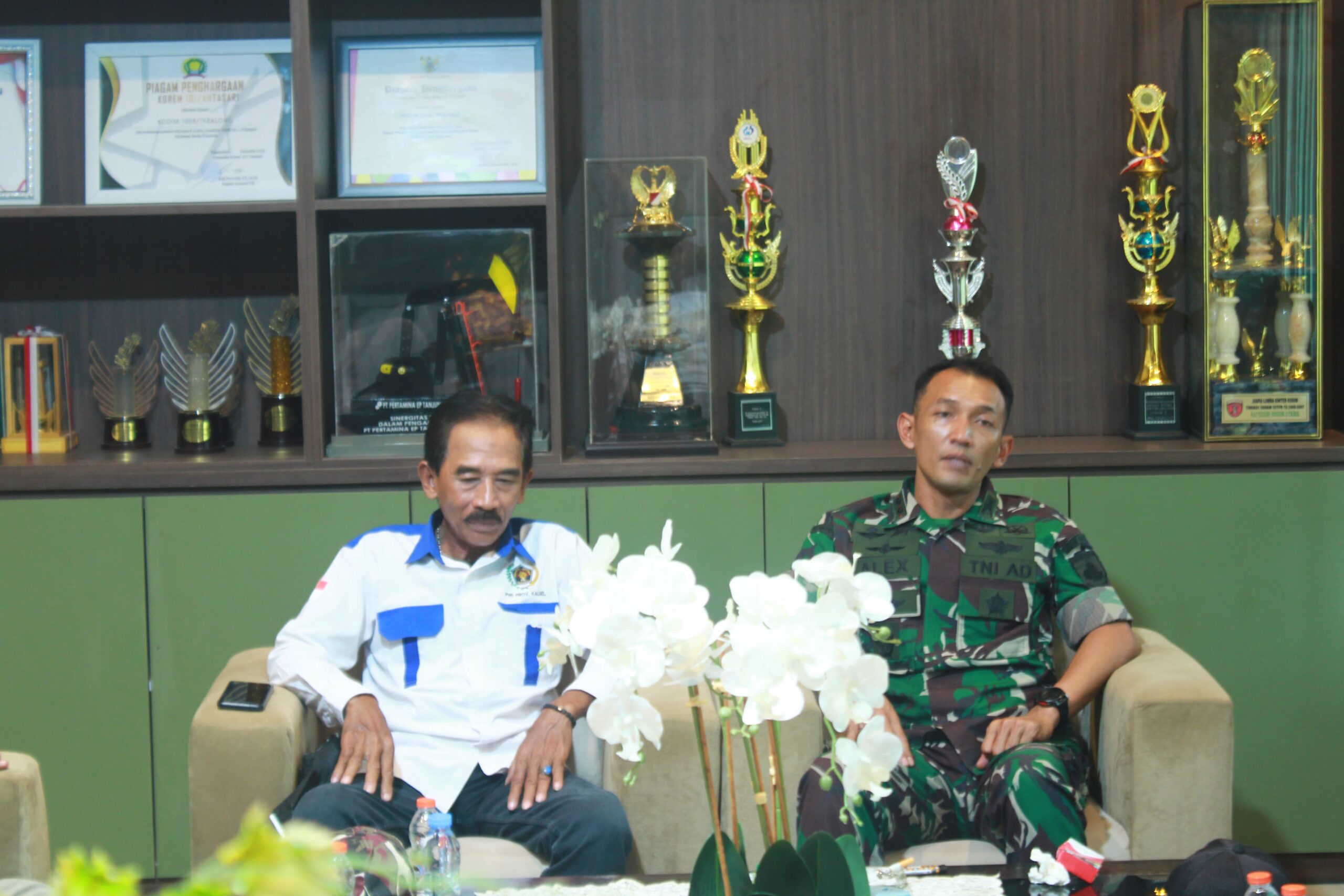 Dandim 1008/Tabalong Sambut Hangat Wartawan, Perkuat Silaturahmi TNI–Media