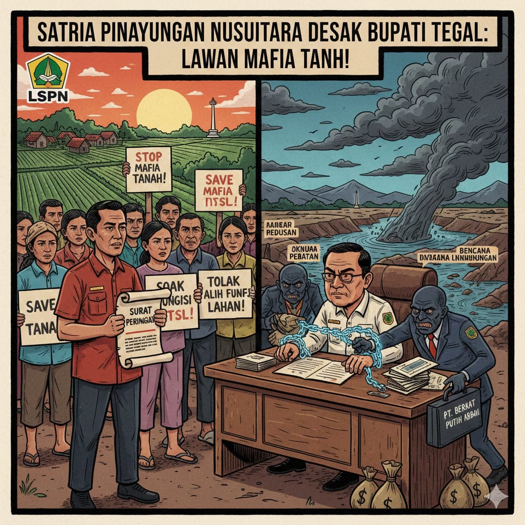 Praktik Mafia Tanah Diduga Marak di Tegal, LSPN: Ada Peran Oknum Desa dan Korporasi