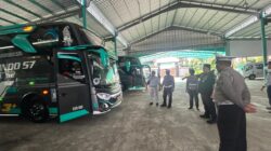 Jelang Operasi Lilin Semeru 2025, Polres dan Dishub Nganjuk “Geruduk” Garasi PO Bus, Pastikan Armada Nataru Laik Jalan