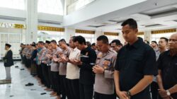 Polresta Sidoarjo Gelar Sholat Ghaib dan Doa Bersama untuk Korban Bencana Aceh Sumatera