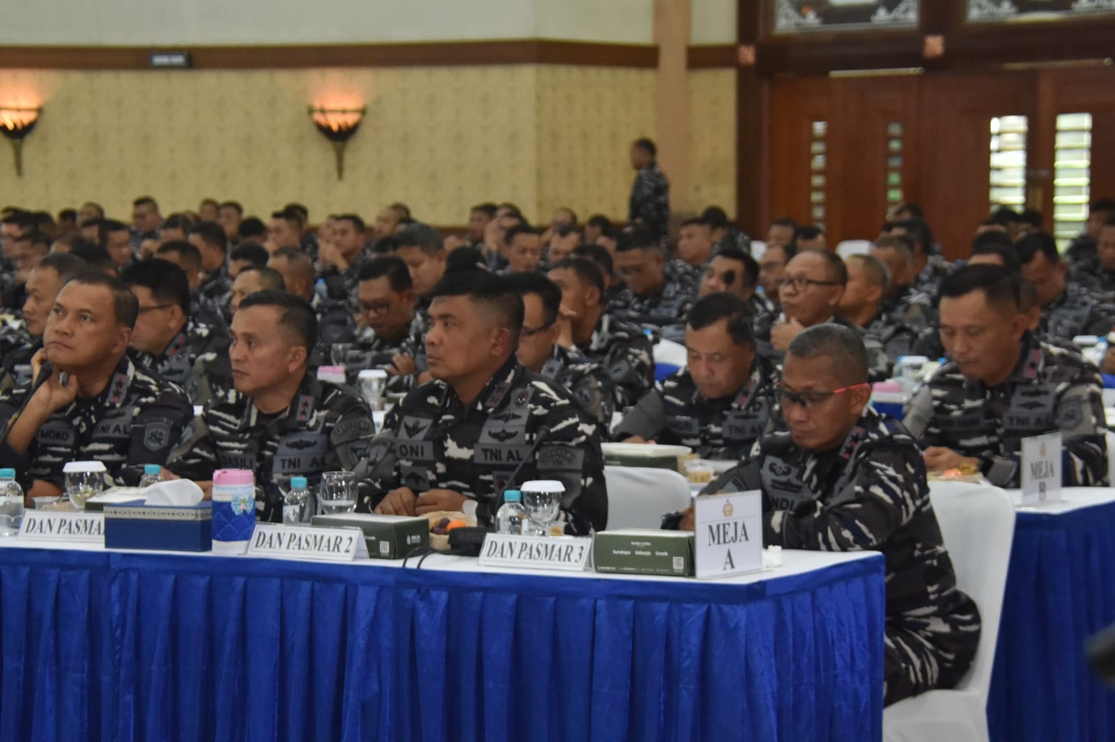 Komandan Pasmar 1 Ikuti Apel Komandan Satuan Jajaran TNI Angkatan Laut