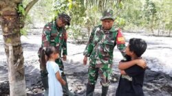 Humanisme Prajurit: TNI Lumajang Hadirkan Penguatan Mental bagi Anak Korban Bencana Semeru