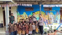 Polisi Ajak Anak TK Pertiwi 2 Demangan Senam Ceria Lewat Program AIH