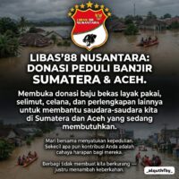 LSM LIBAS 88 Nusantara Galang Donasi untuk Korban Banjir di Sumatera dan Aceh