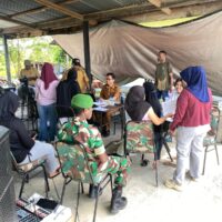 Kodim 1715/Yahukimo bersama Disdukcapil Kabupaten Yahukimo Gelar Pembuatan Adminduk Dalam Rangka Hari Juang TNI AD