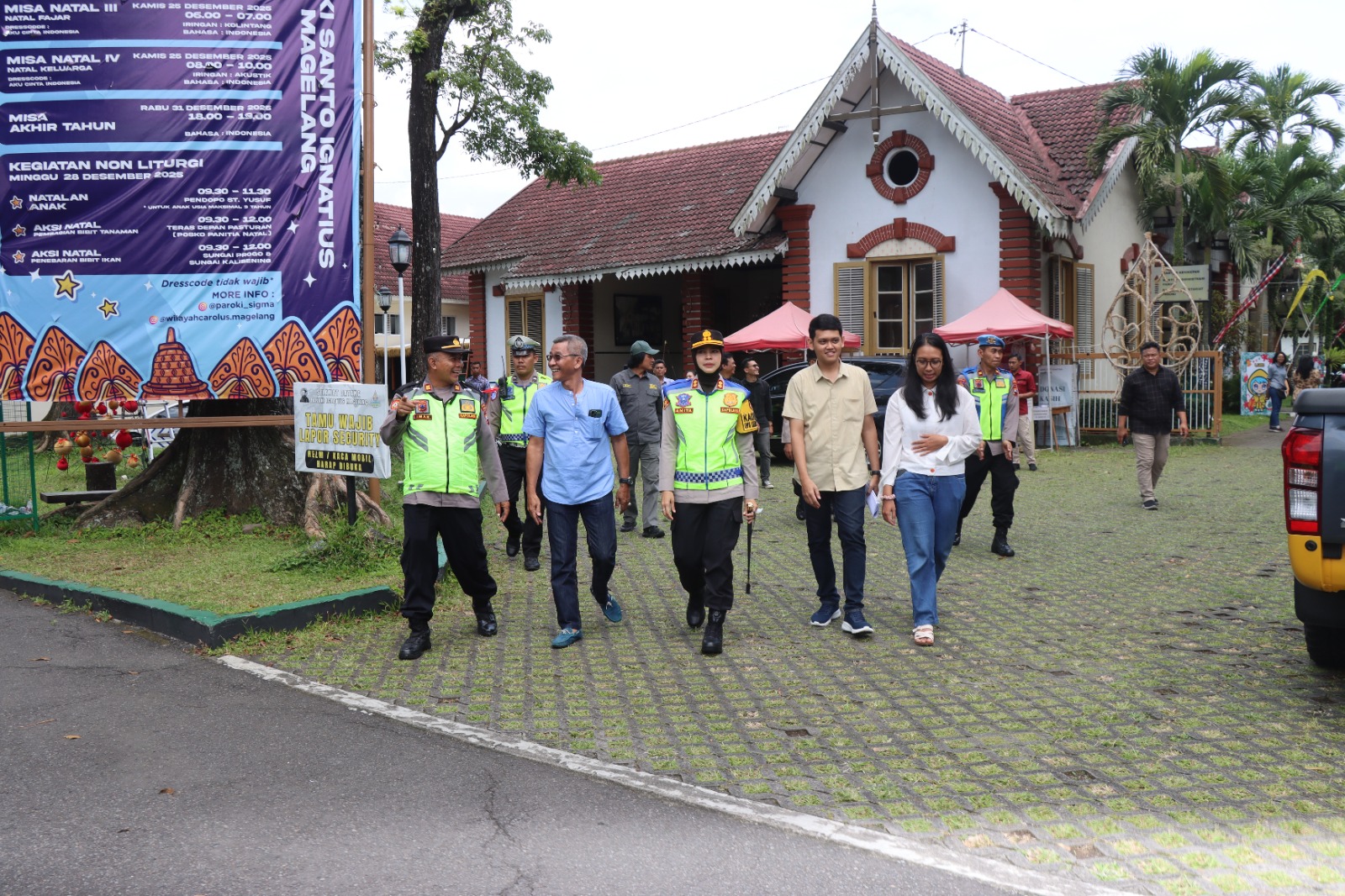 Jelang Natal 2025 Dan Tahun Baru 2026, Kapolres Magelang Kota Pimpin Pengecekan Gereja