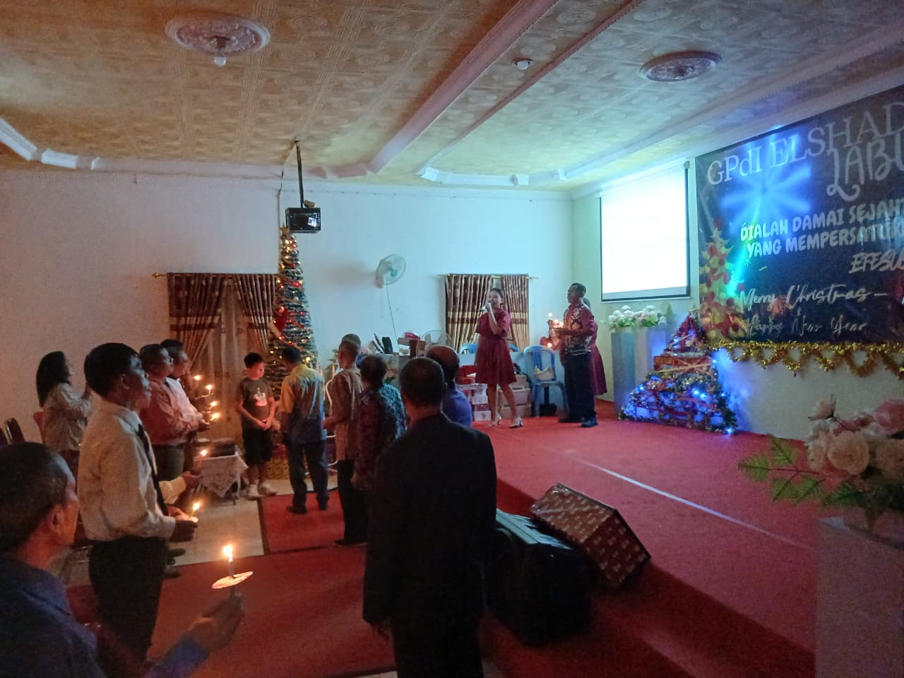 Natal Jemaat Pantekosta El-Shaddai Dihadiri 120 Jemaat, Pengamanan Berjalan Optimal