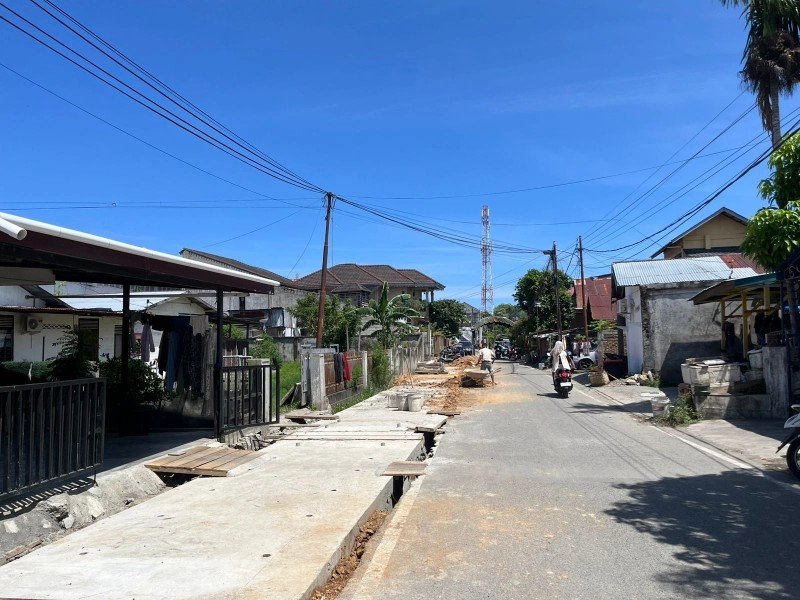 Warga Keluhkan Kualitas Parit di Peuniti, Pemkot Banda Aceh Diminta Evaluasi Proyek