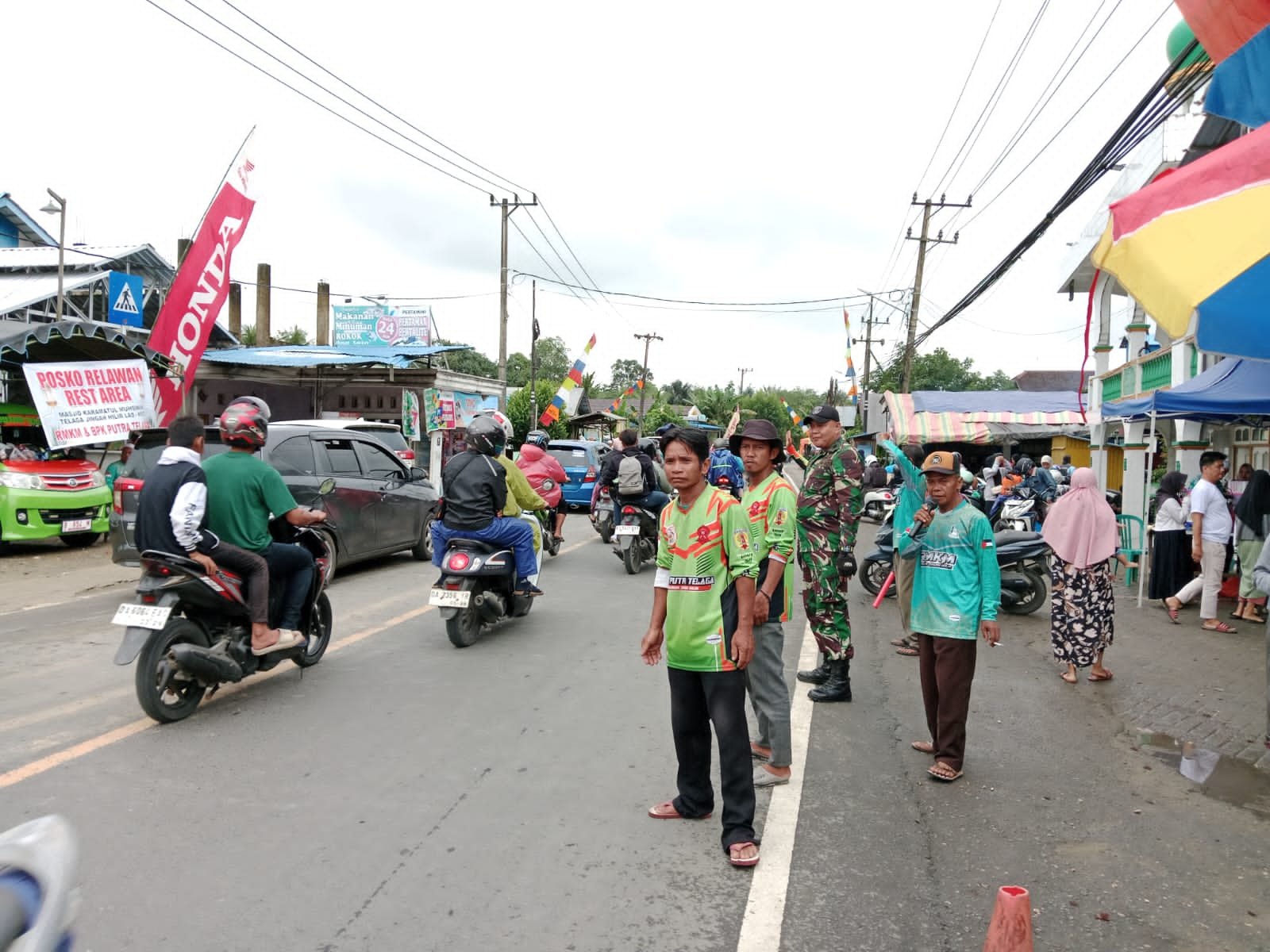 Sambut Pengajian 5 Rajab, Kodim 1002/HST Berikan Pelayanan Terbaik bagi Jamaah