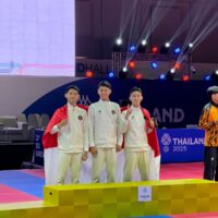 Alfi  Kusuma Anggota TNI Atlet Taekwondo Meraih Medali Emas Sea Games 2025 Thailand