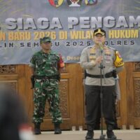 Apel Siaga Malam Tahun Baru 2026, Sinergitas TNI – Polri Jamin Keamanan Kabupaten Blitar