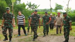 Danrem 081/DSJ kunjungi Lokasi Sasaran Pembangunan Jembatan Perintis Garuda Di Blitar