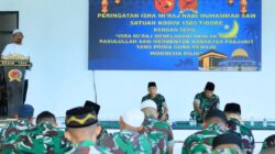 Kodim 1505/Tidore Peringati Isra Mi’raj Nabi Muhammad SAW di Makodim