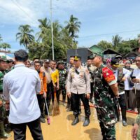 Kunjungan Wapres RI di Balangan Berjalan Aman, Dandim 1002/HST Dampingi Peninjauan Sekolah