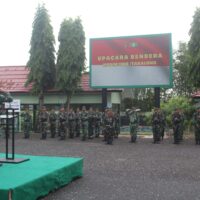 Kapten Inf Fendri Riyanto Pimpin Upacara Bendera Rutin di Kodim 1008/Tabalong