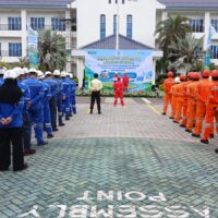 Koramil Paiton Menghadiri Apel Kesiapsiagaan Peringatan Bulan Keselamatan Dan Kesehatan Kerja Nasional Tahun 2026