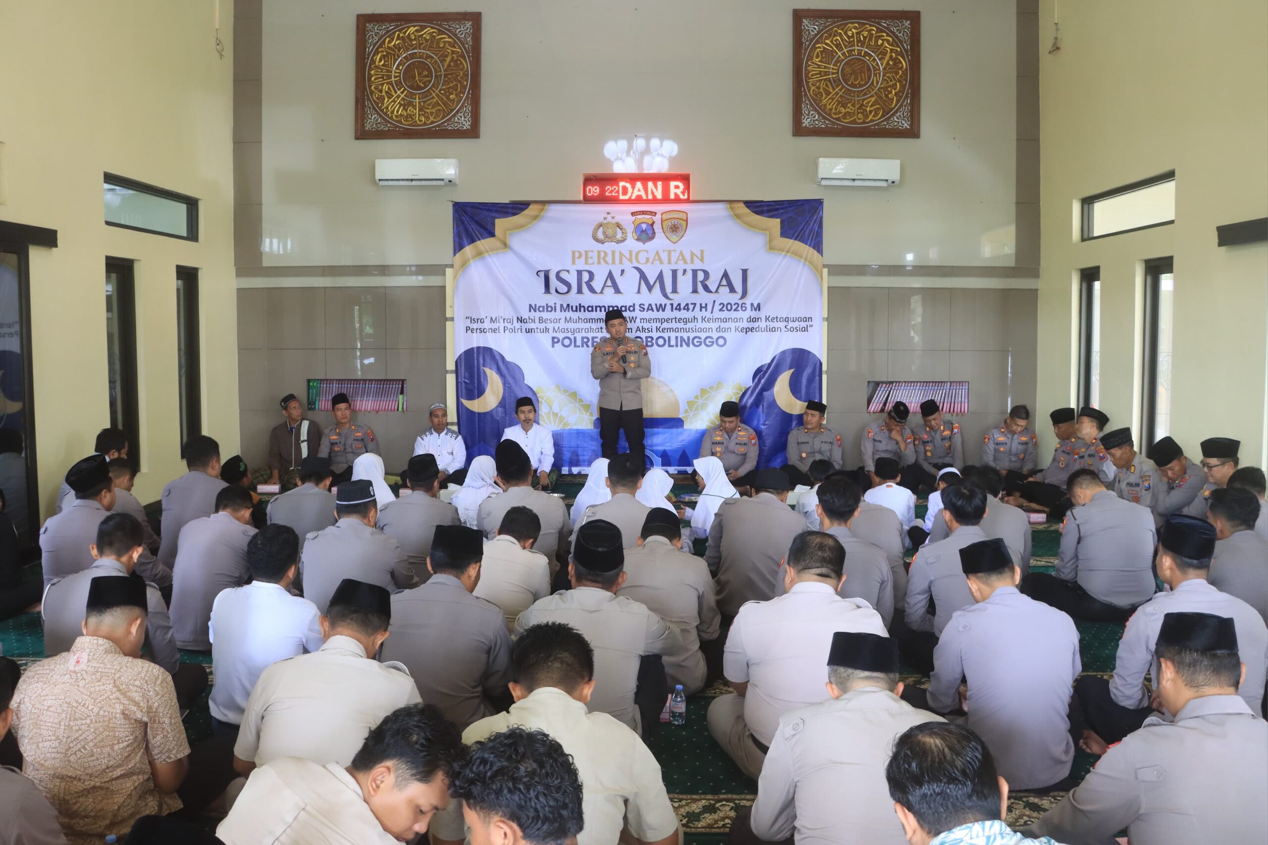 Kapolres Probolinggo: Isra Mi’raj Momentum Perkuat Integritas, Empati, dan Pengabdian Polri kepada Masyarakat