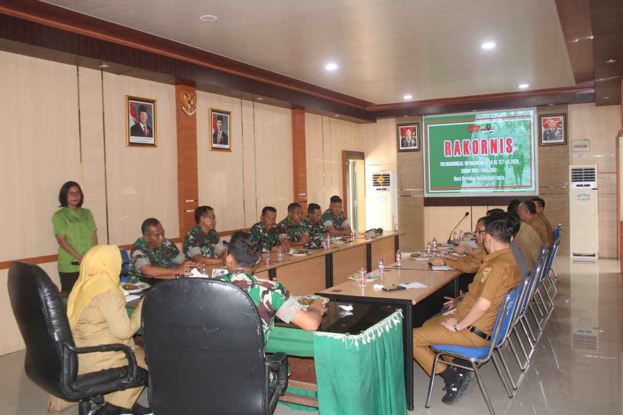 Dandim 1008/Tabalong Pimpin Rakornis TMMD ke-127 Tahun 2026