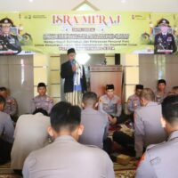 Binrohtal Isra Mi’raj di Polres Probolinggo Kota, Kapolres Ingatkan Pentingnya Iman dalam Tugas Kepolisian