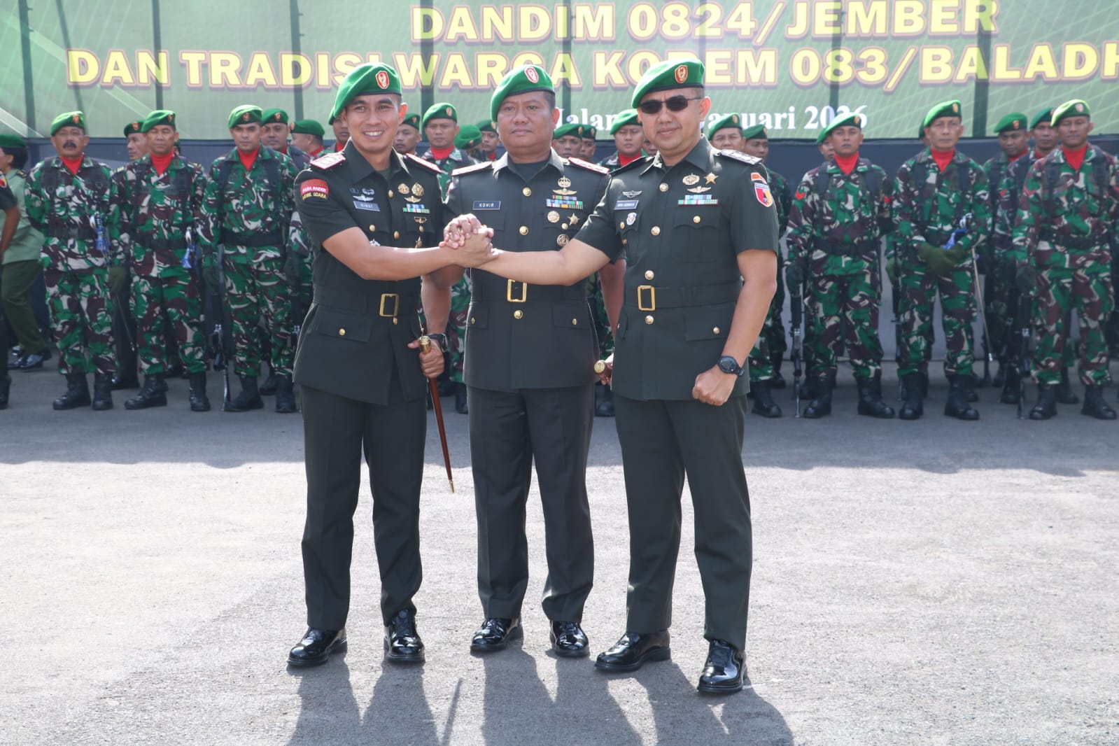 Sertijab Dandim 0820/Probolinggo Digelar Khidmat di Makorem 083, Danrem Sampaikan Apresiasi dan Harapan Sertijab Dandim 0820/Probolinggo Digelar Khidmat di Makorem 083, Danrem Sampaikan Apresiasi dan Harapan