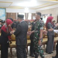 Dandim 1008/Tabalong Hadiri Pelantikan dan Pengambilan Sumpah Pejabat Pemkab Tabalong